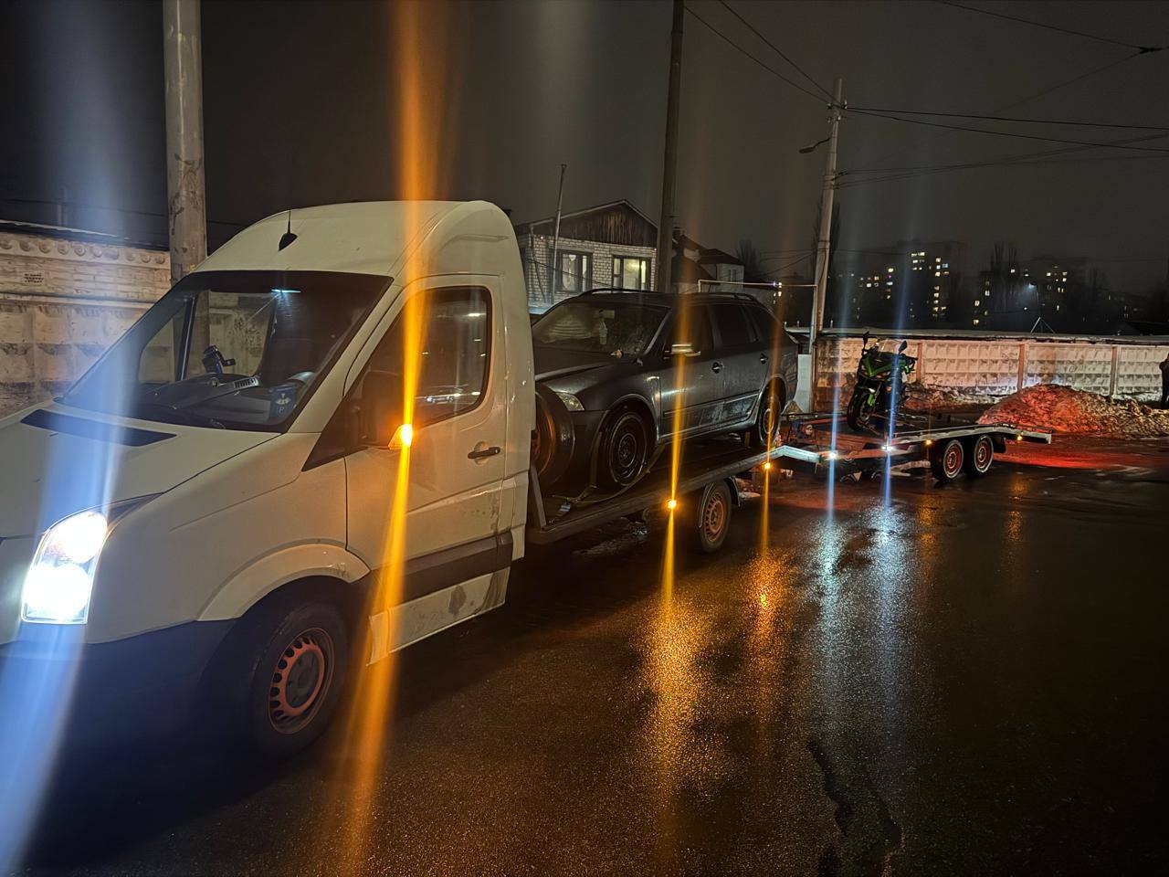 Транспортування легкового авто між містами України евакуатором