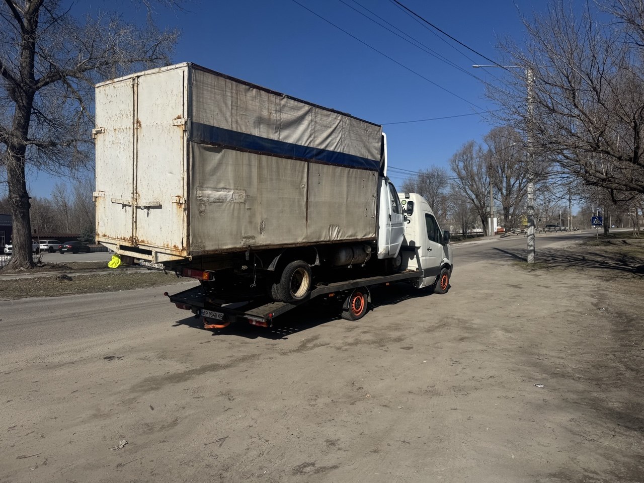 Евакуація авто після ДТП